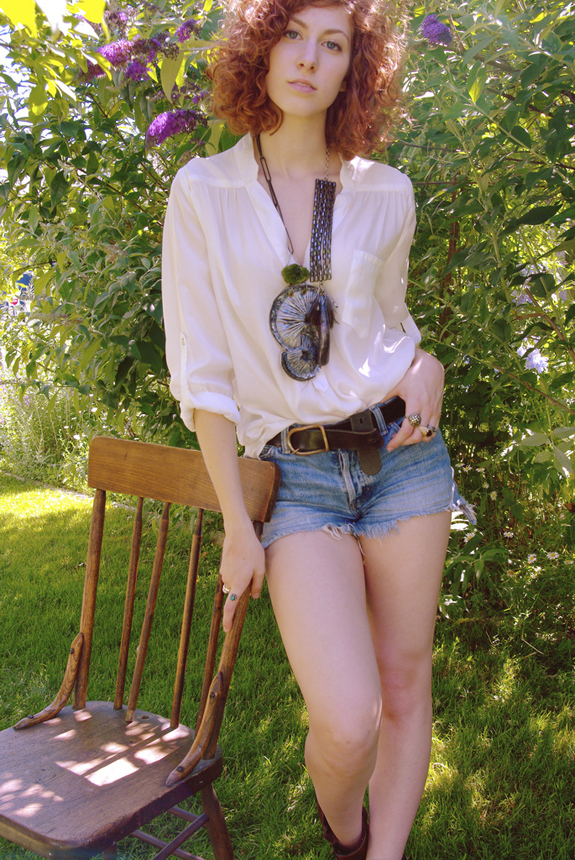 Krystalrae Necklace on Blogger Claire Geist - Image 2 of 5